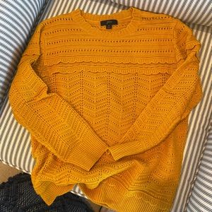 Burnt orange J.Crew sweater, excellent used condition